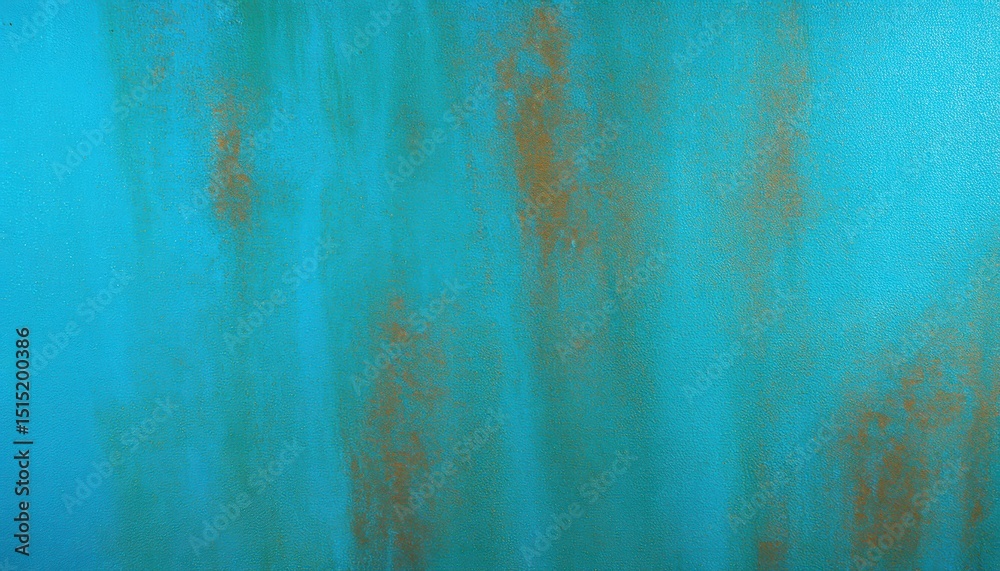 Poster textured turquoise and bronze abstract canvas with vertical brushstrokes, perfect for web background