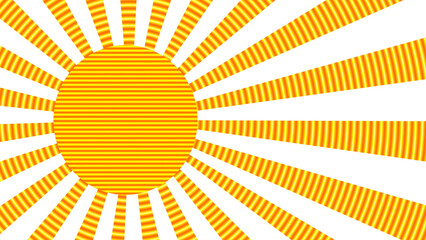 Geometric Sunburst Design in Yellow

