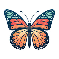 Elegant butterfly vector silhouette for digital art, vector, cartoon, clipart, and line art designs. Butterflies silhouette black background on white Background
