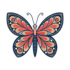 Elegant butterfly vector silhouette for digital art, vector, cartoon, clipart, and line art designs. Butterflies silhouette black background on white Background
