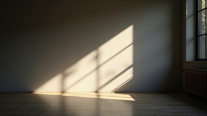 The serene scene of indoor light and shadow