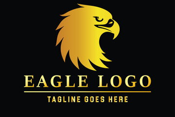 Fototapeta premium Powerful Eagle Logo Design for Sports Teams