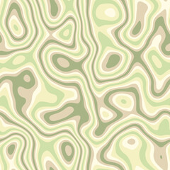 Seamless retro pattern, vintage texture, tiled 70s background