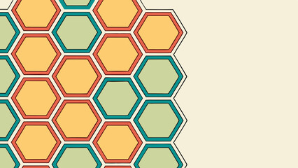 abstract hexagon background