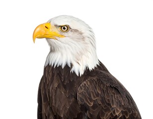 Obraz premium Close-up profile of an eagle