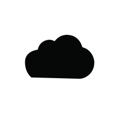 cloud icon on white