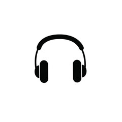 Fototapeta premium Headphones icon isolated on white background