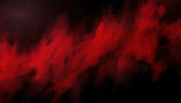 dark red and black abstract textured background with bold brushstroke gradient and subtle canvas grain, ideal for horror theme, grunge design, dramatic poster, or edgy digital branding

