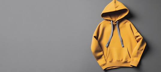 Cozy Casual Fleece Hoodie Positioned Neatly with Space for Your Custom Slogan