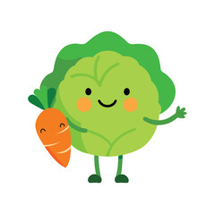 funny cartoon vegetable