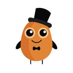 cartoon character of a man