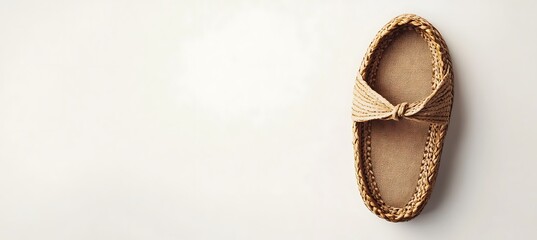 Classic Espadrille Wedge with Clean Background – Perfect Summer Shoe for Stylish Comfort