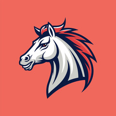 Horse head mascot, Elegant horse logo icons. Royal stallion symbol design. Equine stables sign. Equestrian brand emblems. Vector illustration.
