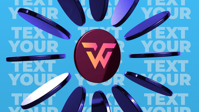 Elegant 3D Circles Loop Horizontal Logo Reveal AET 300