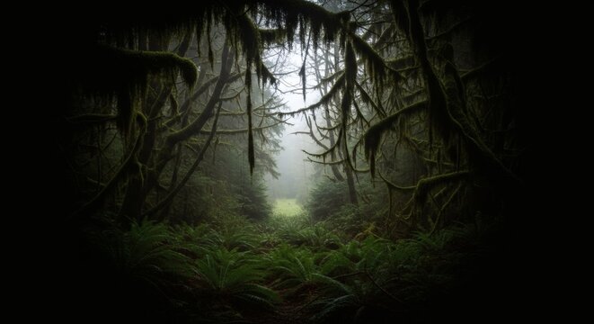 Discover the enchanting beauty of a foggy forest trail nature photography and landscape scenery adventure