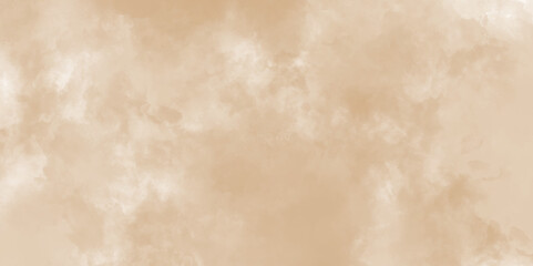 Abstract Beige background with rustic rough brown grunge texture overlay with subtle smooth distressed powder explosion, abstract painted watercolor design on old paper texture for brown background.