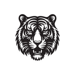 tiger head vector