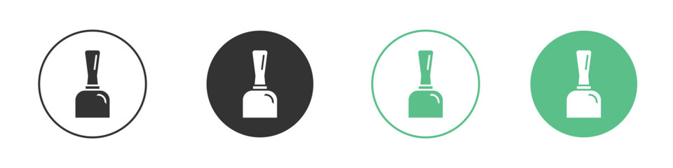 Eyeliner bottle icon logo vector set. Graphic design elements