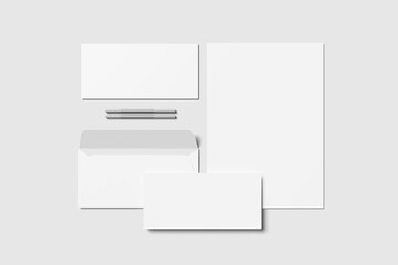 Clean Corporate Stationery Branding Mockup