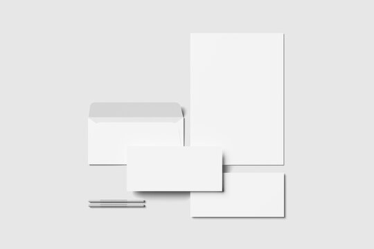 Clean Corporate Stationery Branding Mockup