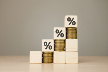 Growing successful financial chart