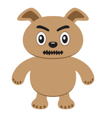 cartoon monster toy icon