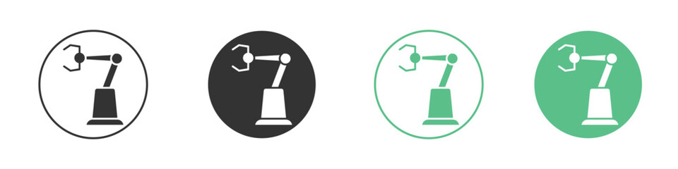 Robot arm icon