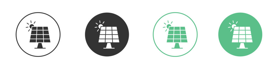 Solar panel icon