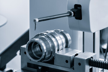 Quality control on milling CNC machine, coordinate measuring machine, Quality control machine