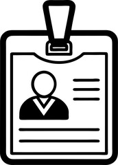 vector icon of a man with a sign id cad 
