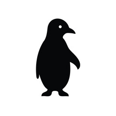 Fototapeta premium penguin on white