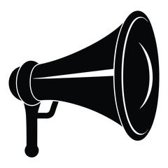megaphone icon isolated on white