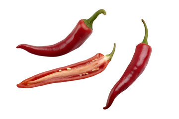 Chili isolated on white background PNG