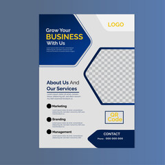 Modern business flyer design,  creative professional business flyer