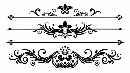 set of decorative elements for design