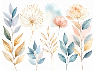 Minimalist Watercolor Line Art + Florals – Elegant, timeless, huge in Scandinavian and boho decor
