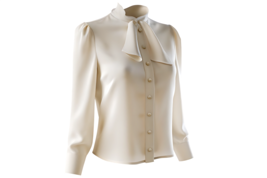 Women's blouse isolated on white background PNG