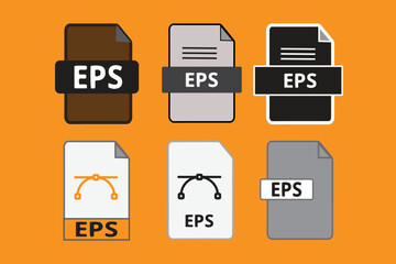 Eps icon design isolated on solid background