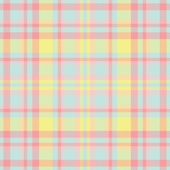 Pastel plaid pattern. Soft, cheerful colors ideal for textile design, scrapbooking, or website backgrounds.  Sweet and delicate, this seamless texture evokes feelings of spring and happiness.