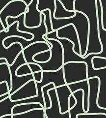 Detailed Dog Illustration in CMYK with Helvetica and Courier Fonts