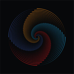 energy of fractal realms circle