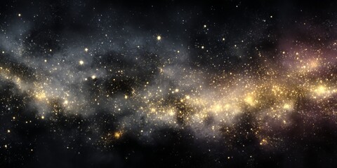 Vast expanse of stars and cosmic dust creates a mesmerizing abstract representation of the universe