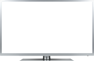 television tv transparent from inside for advertising and marketing