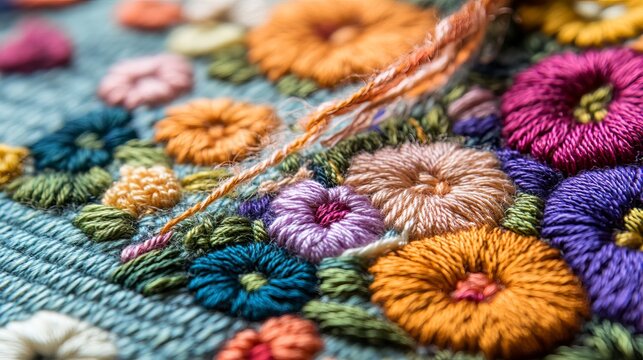 Learn basic embroidery stitches.  This visual guide is perfect for beginners.
 