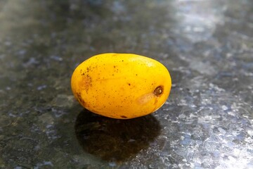 Spondias dulcis, a species of the Anacardiaceae family and popularly known by the names...