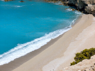 Lefkada Coastline near Porto Katsiki beach, Greece