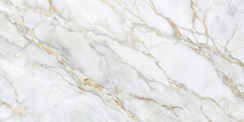 Fototapeta premium Elegant White Marble with Golden Veins A Luxurious Textured Background for Design Projects