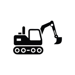 excavator vector illustration