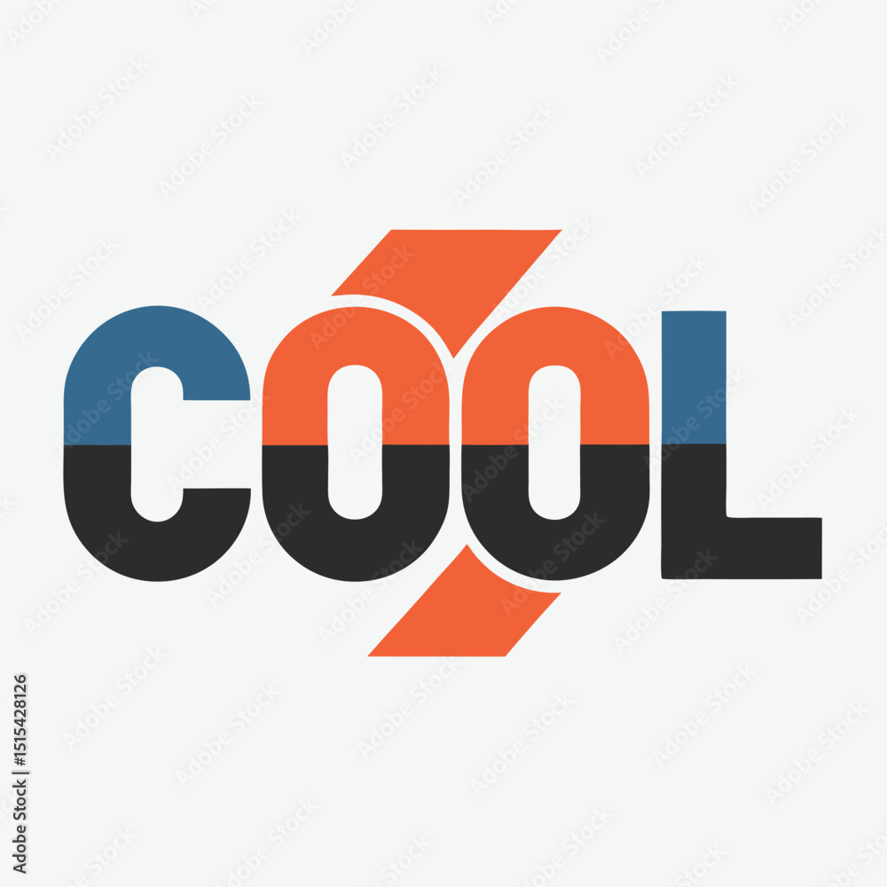 Poster creative vector illustration featuring a logo design with smooth flowing elements and modern typogra