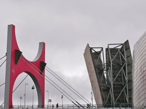 Fototapeta Brücke Bilbao im Baskenland